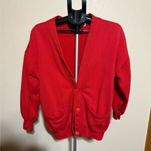 Eddie Bauer Vibrant Red Knit Sweater